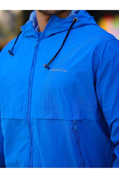 LTC Jeans Ανδρικό μπουφάν με κουκούλα Crinkle ελαφρύ ανοιξιάτικο μπουφάν