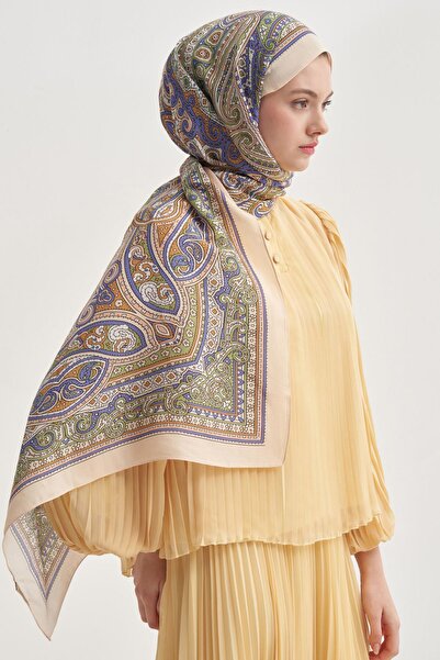 carell Sienna Limon Nilla Pamuklu Şal