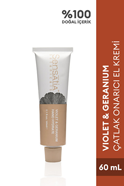 Sensatia Botanicals Onarıcı Nemlendirici Ferahlatıcı Doğal El Kremi 60ml - Vi...