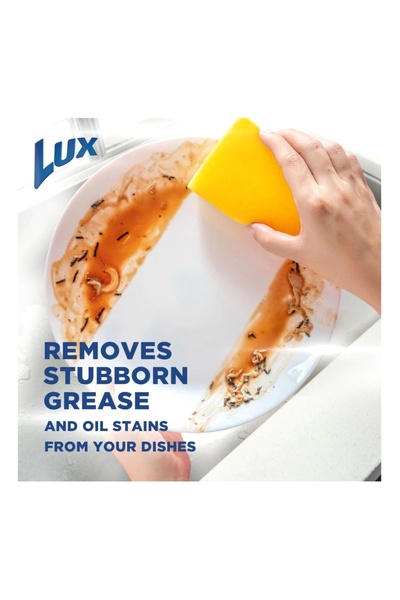 LUX Lemon Dishwashing Liquid Value Pack - 2 x 725 ml Bottles | Deep Clean & Fresh Scent