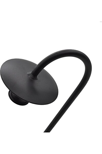 Samsun Demsa Demir Ferforje Sade Siyah Metal Duvar Askılı İkili Dekoratif Mumluk Şamdan