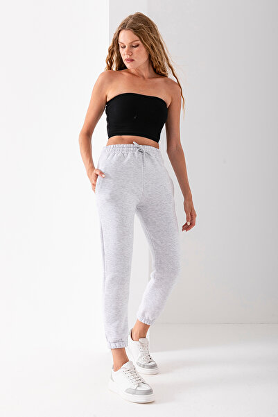 GİYSA Paçası Lastikli Eşofman Altı Karmelanj Kışlık 3 Iplik Şardonlu reguar fit - 2529-9016-9017