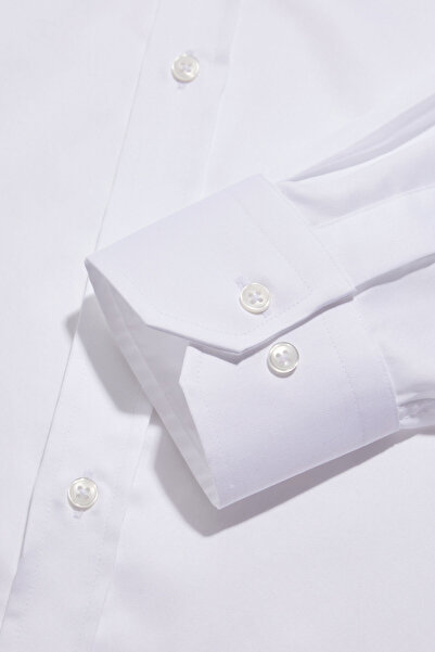 W Collection BEYAZ UZUN KOLLU GÖMLEK