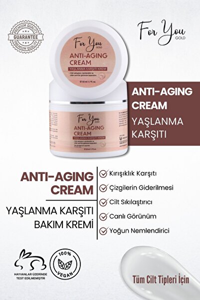 For You Gold Kırışıklık Ve Yaşlanma Karşıtı Sıkılaştırıcı Etkili Anti-aging C...