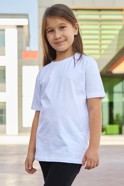 Fulla Moda Παιδικό μπλουζάκι Unisex από 100% βαμβάκι Basic