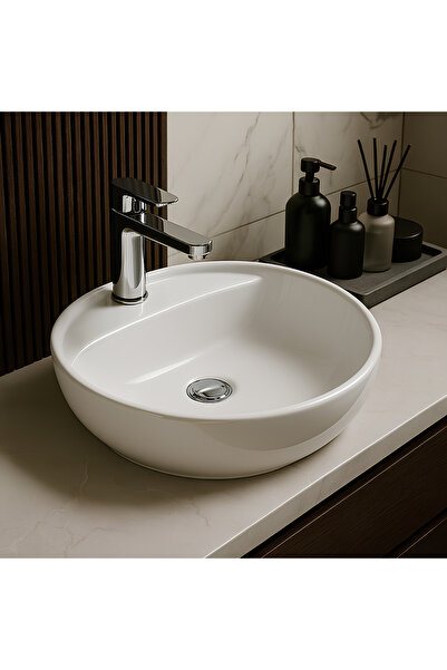 Turavit Toledomix Çanak Lavabo Batarya Delikli 45 Cm TLD0712