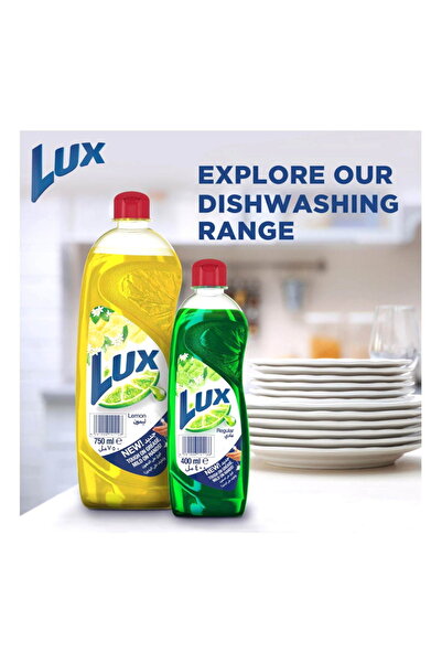 LUX Regular Green Dishwashing Liquid Value Pack 2 x 725ml – Powerful Grease Cleaner
