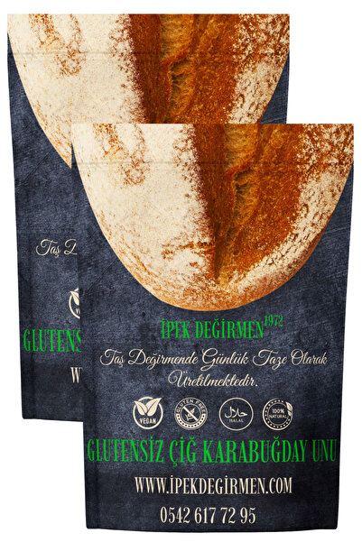 İpek Değirmen Glutensiz Çiğ Karabuğday Unu Greçka 2 Kg