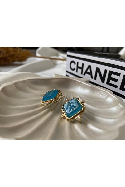 SAFİRTAKI Kadın Kristal Görünümlü Taşlı Küpe