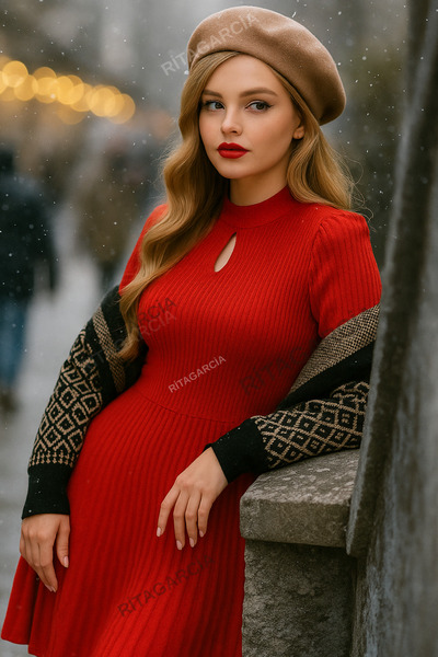 Ritagarcia French Painter Austrian Wool Felt Beret