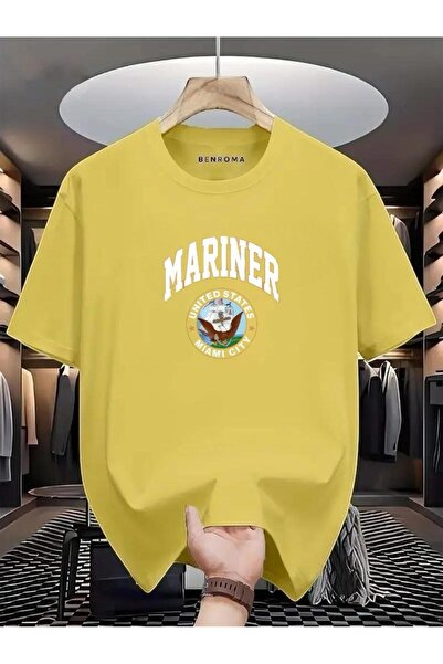 BENROMA Mariner United States Miami City Printed Oversize T-Shirt
