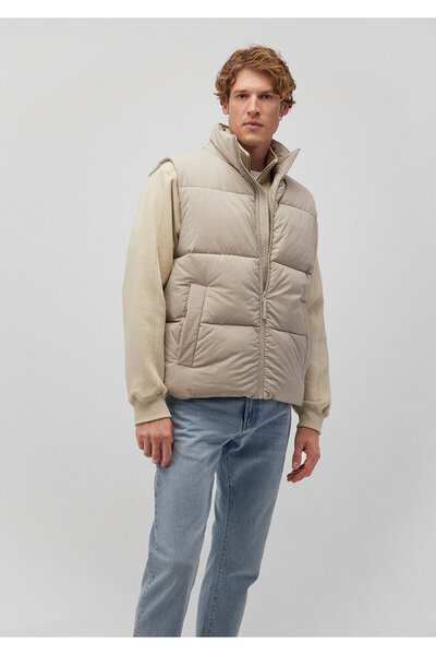 Mavi Beige Puffer Vest Loose Fit / Loose Relaxed Fit 0110362 -70154