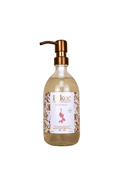 pikocu Detergent de vase, Pikoc, trandafir și mosc, 500 ml