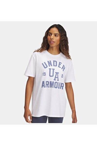 Under Armour Kadın UA Heavyweight Oversize Collegiate T-shirt 1389749-100