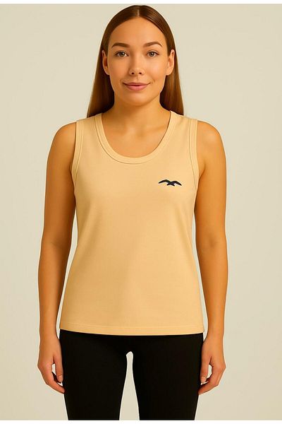 AXXEL Women's Orange Oversize Strap T-Shirt-D235-K