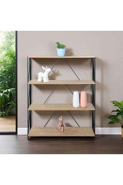 BAITY Multi-use 4-tiered shelf stand, Malaysian wood
