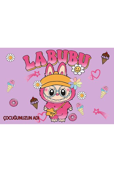 Razz Moda Cute Mixed Patterned Labubu Girls' Nutrition Cover