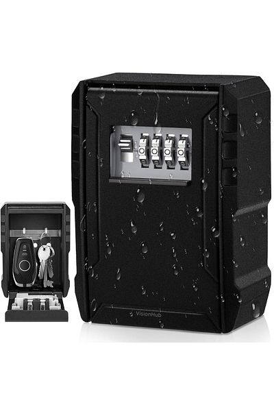 OEM Metal combination key storage box, waterproof, durable, large capacity outdoor box, aluminum alloy