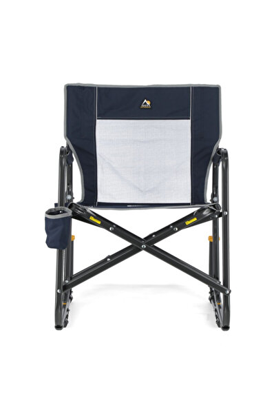 GCI Outdoor كرسي هزاز قابل للطي بإطار فولاذي من فري ستايل، مقاس 34.8 × 25 بوصة