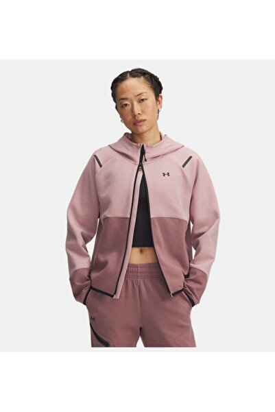 Under Armour Kadın UA Unstoppable Fleece Tam Fermuarlı Sweatshirt 1379842-673