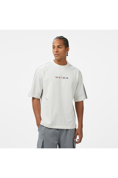 United 4 UNITED4 Erkek Bej T-Shirt
