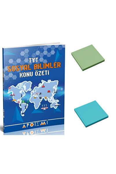 Apotemi Yayınları Apotemi Yayınları Sosyal Konu Özeti ve 2 Adet Bloknot