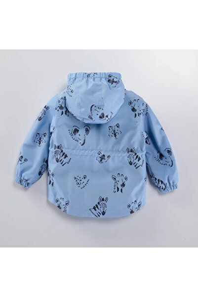 Midimod Pelernă de ploaie pentru băieți, căptușită sezonier, de 2-6 ani