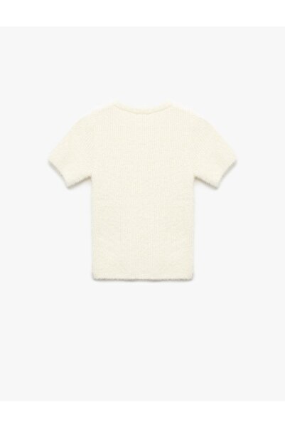Koton Crew Neck Short Sleeve Knitwear Sweater