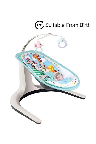 rexa كرسي هزاز موسيقي خفيف الوزن مع ألعاب - قوي ومريح