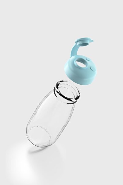 Renga Milky Kids 250 ml Glass Bottle 181011 Mint Blue