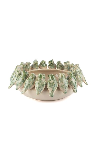 Mikasa Moor Cream Bird Embossed Bowl 40X16Cm