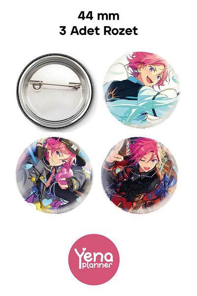 Yenaplanner Ensemble Stars Bag Ornament / Badge Set