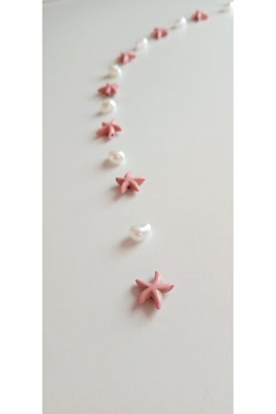 TUTU DESİGN Hair Bead Hair Beads Hair Jewelry Starfish Pearl