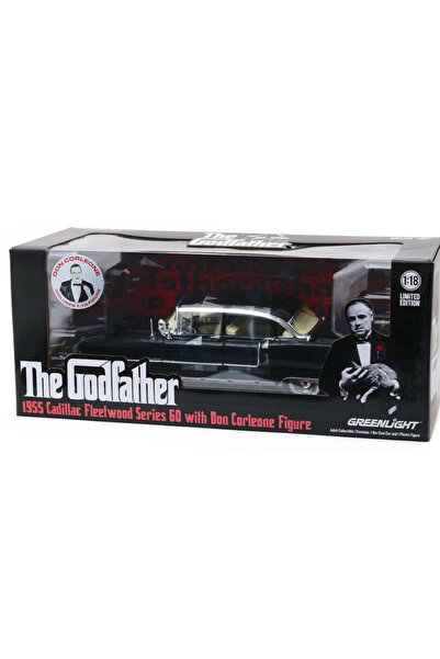 Greenlight Collectibles Greenlight 1:18 1955 Cadillac Fleetwood 60 – The Godfather (Limited Edition) | 2025 Üretim