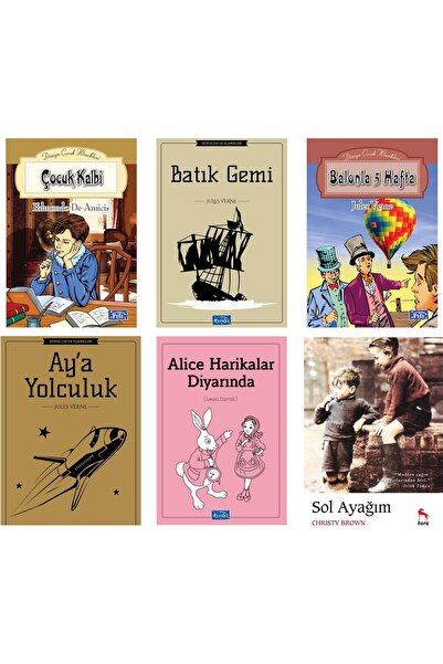 Parıltı Yayınları Sol Ayağım Ortaokul 6 Kitap Set