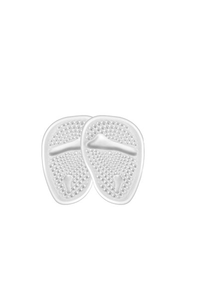 General Store Set 2 Silicone Cushions for High Heel Shoes, Strong Adhesive, Transparent White