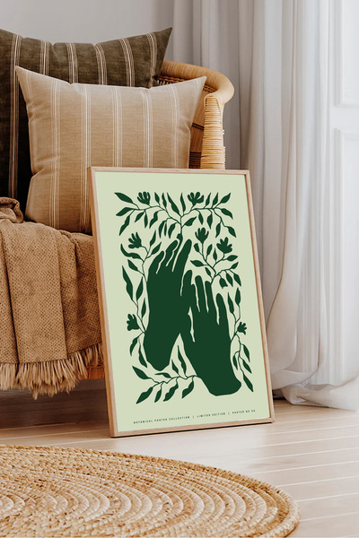 Dekorsiahome Τραπέζι σαλονιού κουζίνας με ξύλινο πλαίσιο μονοκόμματο TK1505