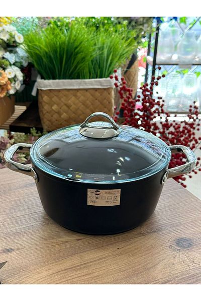 FARALYAHOME Saflon Titanium 7 Piece Cookware Set 4mm