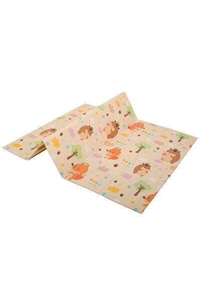 kik Covor educational din spuma pliabil cu doua fete Arici/ Urs 150x200cm