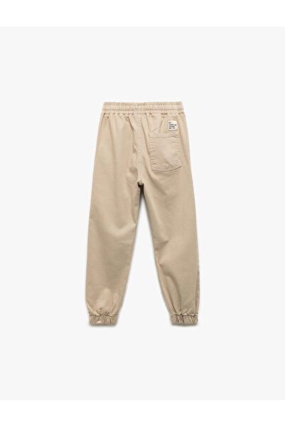 Koton Cotton Waist Lace-Up Basic Jogger Pants