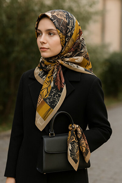 VİZYON 100x100 İpek Eşarp