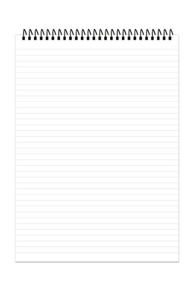 Le Color 4 Pack Manilla A4 Lined Yellow Notepad 4X180 Pages