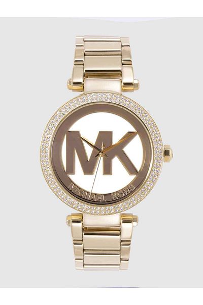 Michael Kors PARKER Women Gold Analogue Watch MK 5784