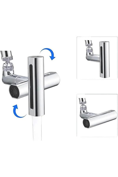 AyrStore Şelale Kademeli Ayarlanabilir Mutfak Armatür Musluk Başlığı, 4 Farkl...