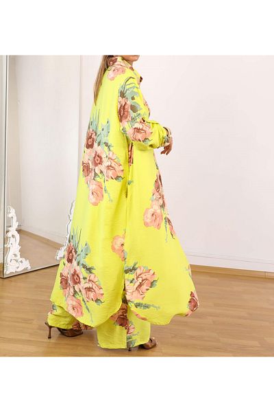 BRGCLOTHING Design Loose Plus Size Shirt Pants Double Suit Suitable for Hijab