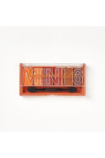 TECHNIC Marrakech eyeshadow palette, 6 shades, matte and shimmer, brown and orange