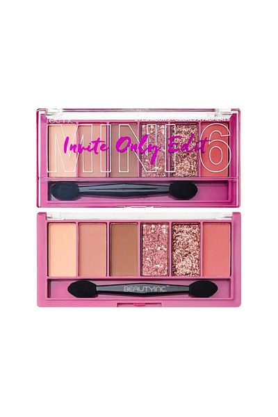 TECHNIC Eyeshadow Palette, Technic, 6 Colors, Invite Only Edit, Matte / Metallic / Glitter, Multicolor