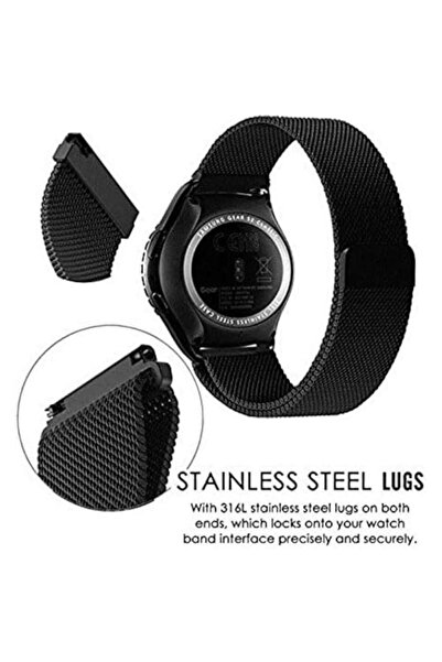 General Store Curea magnetică pentru ceas SA&SO General Store®, compatibilă cu Huawei Watch GT 2 / 3 PRO, Samsung Galaxy