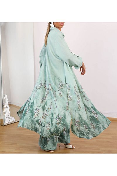 BRGCLOTHING Design Loose Plus Size Shirt Pants Double Suit Suitable for Hijab