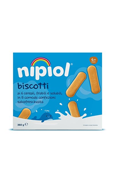 Nipiol Biscuiti Nipiol, 6 cereale, 360g